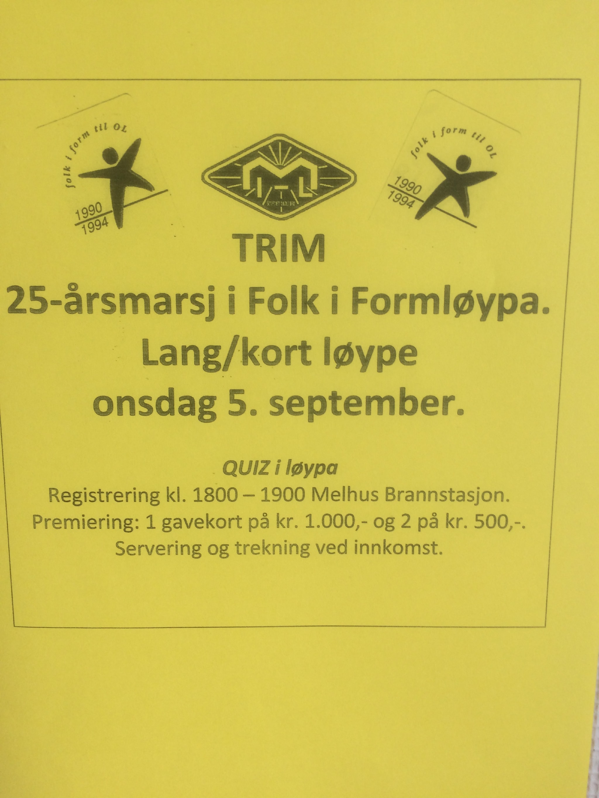 Folk i form løypa 25-år